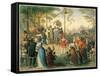 The Feast of St. John, Scene 5 from 'Die Meistersinger' by Richard Wagner, 1888-Michael Echter-Framed Stretched Canvas