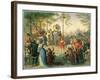 The Feast of St. John, Scene 5 from 'Die Meistersinger' by Richard Wagner, 1888-Michael Echter-Framed Giclee Print