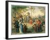 The Feast of St. John, Scene 5 from 'Die Meistersinger' by Richard Wagner, 1888-Michael Echter-Framed Giclee Print