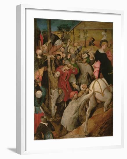 The Feast of St. Martin (Detail)-Pieter Brueghel the Younger-Framed Giclee Print