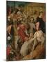 The Feast of St. Martin (Detail)-Pieter Brueghel the Younger-Mounted Giclee Print