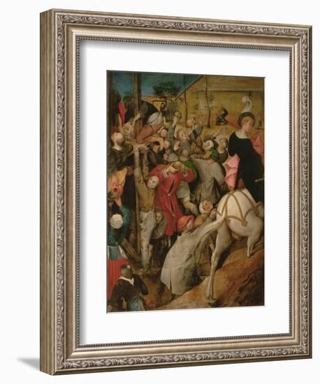 The Feast of St. Martin (Detail)-Pieter Brueghel the Younger-Framed Giclee Print