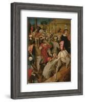 The Feast of St. Martin (Detail)-Pieter Brueghel the Younger-Framed Giclee Print