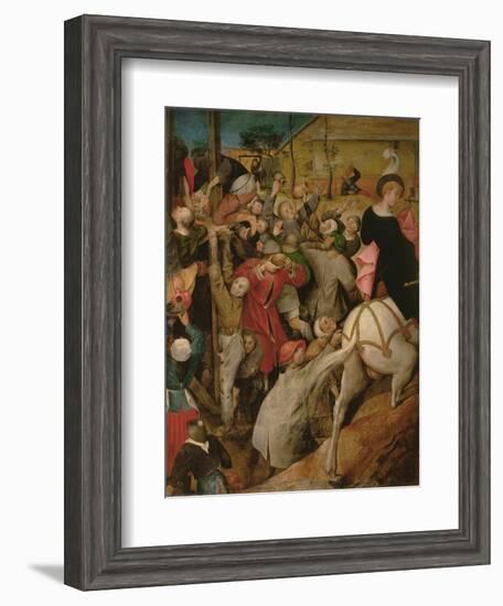 The Feast of St. Martin (Detail)-Pieter Brueghel the Younger-Framed Giclee Print