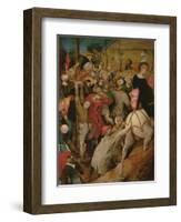 The Feast of St. Martin (Detail)-Pieter Brueghel the Younger-Framed Giclee Print