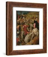 The Feast of St. Martin (Detail)-Pieter Brueghel the Younger-Framed Giclee Print