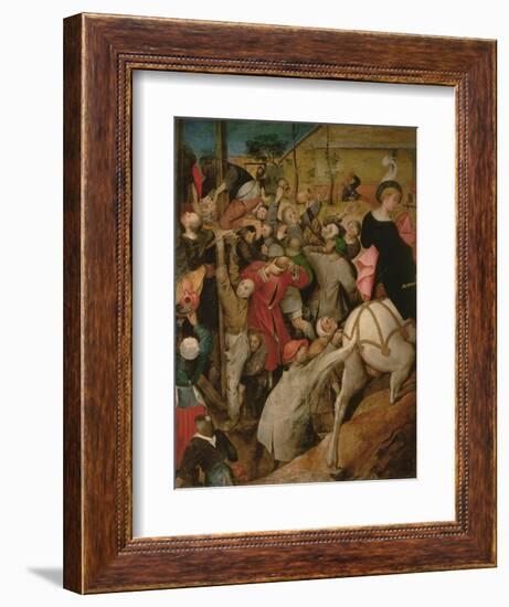 The Feast of St. Martin (Detail)-Pieter Brueghel the Younger-Framed Giclee Print