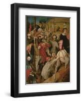 The Feast of St. Martin (Detail)-Pieter Brueghel the Younger-Framed Giclee Print