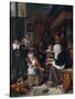 The Feast of St. Nicholas (Christmas)-Jan Havicksz. Steen-Stretched Canvas