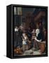 The Feast of St. Nicholas (Christmas)-Jan Havicksz. Steen-Framed Stretched Canvas