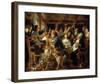 The Feast of the Bean King-Jacob Jordaens-Framed Premium Giclee Print