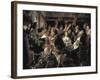 The Feast of the Bean King-Jacob Jordaens-Framed Art Print