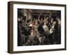 The Feast of the Bean King-Jacob Jordaens-Framed Art Print