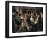 The Feast of the Bean King-Jacob Jordaens-Framed Art Print