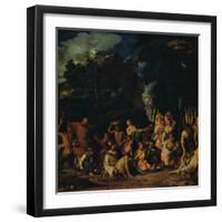 'The Feast of the Gods', 1514-1529-Giovanni Bellini-Framed Giclee Print