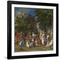 The Feast of the Gods, 1514- 29-Giov. /Titian Bellini-Framed Giclee Print