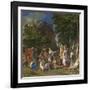 The Feast of the Gods, 1514- 29-Giov. /Titian Bellini-Framed Giclee Print