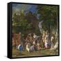 The Feast of the Gods, 1514- 29-Giov. /Titian Bellini-Framed Stretched Canvas