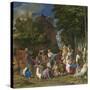 The Feast of the Gods, 1514- 29-Giov. /Titian Bellini-Stretched Canvas