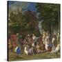 The Feast of the Gods, 1514- 29-Giov. /Titian Bellini-Stretched Canvas