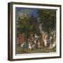 The Feast of the Gods, 1514- 29-Giov. /Titian Bellini-Framed Giclee Print