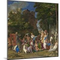 The Feast of the Gods, 1514- 29-Giov. /Titian Bellini-Mounted Giclee Print