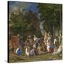 The Feast of the Gods, 1514- 29-Giov. /Titian Bellini-Stretched Canvas