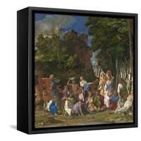 The Feast of the Gods, 1514- 29-Giov. /Titian Bellini-Framed Stretched Canvas