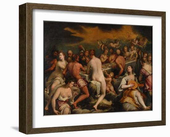 The Feast of the Gods-Johann Rottenhammer-Framed Giclee Print