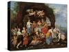 The Feast of the Gods-Jan Van Kessel-Stretched Canvas