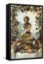The Feast of the Monkeys-Jean-Baptiste Oudry-Framed Stretched Canvas