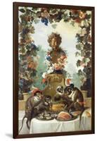 The Feast of the Monkeys-Jean-Baptiste Oudry-Framed Giclee Print