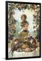 The Feast of the Monkeys-Jean-Baptiste Oudry-Framed Giclee Print