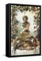 The Feast of the Monkeys-Jean-Baptiste Oudry-Framed Stretched Canvas