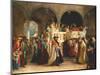 The Feast of the Rejoicing of the Torah at the Synagogue in Leghorn, Italy, 1850-Solomon Alexander Hart-Mounted Giclee Print