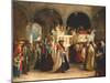 The Feast of the Rejoicing of the Torah at the Synagogue in Leghorn, Italy - La Fete De La Joie De-Solomon Alexander Hart-Mounted Giclee Print