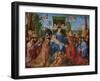 The Feast of the Rose Garlands (1506 - Oil on Wood)-Albrecht Dürer or Duerer-Framed Giclee Print