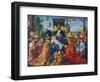 The Feast of the Rose Garlands, 1506-Albrecht Dürer-Framed Giclee Print