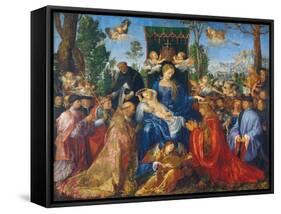 The Feast of the Rose Garlands, 1506-Albrecht Dürer-Framed Stretched Canvas