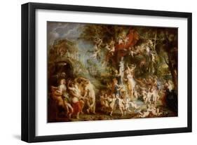 The Feast of Venus, 1635-6-Peter Paul Rubens-Framed Giclee Print