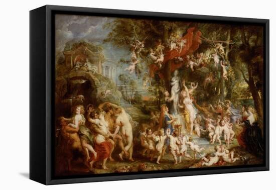 The Feast of Venus, 1635-6-Peter Paul Rubens-Framed Stretched Canvas