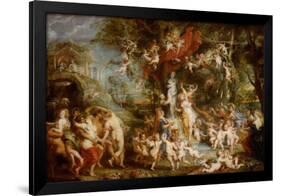 The Feast of Venus (The Festival of Venus Verticordi), 1636-1637-Peter Paul Rubens-Framed Giclee Print