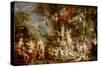 The Feast of Venus (The Festival of Venus Verticordi), 1636-1637-Peter Paul Rubens-Stretched Canvas