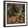 The Feast of Venus (The Festival of Venus Verticordi)-Peter Paul Rubens-Framed Giclee Print