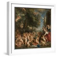 The Feast of Venus (The Festival of Venus Verticordi)-Peter Paul Rubens-Framed Giclee Print