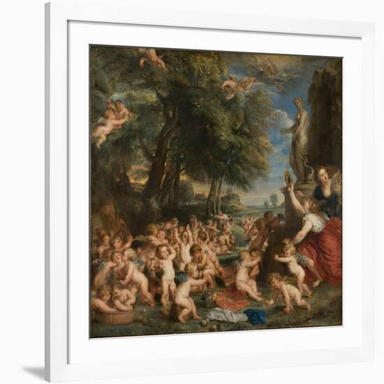 The Feast of Venus (The Festival of Venus Verticordi)-Peter Paul Rubens-Framed Giclee Print