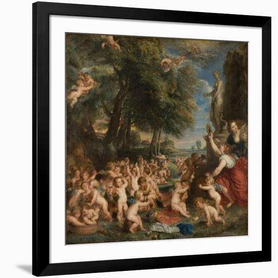 The Feast of Venus (The Festival of Venus Verticordi)-Peter Paul Rubens-Framed Giclee Print