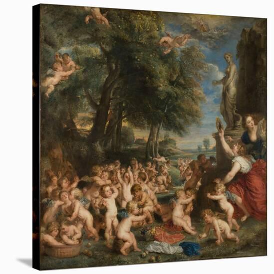 The Feast of Venus (The Festival of Venus Verticordi)-Peter Paul Rubens-Stretched Canvas