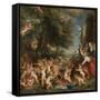 The Feast of Venus (The Festival of Venus Verticordi)-Peter Paul Rubens-Framed Stretched Canvas