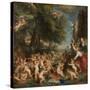 The Feast of Venus (The Festival of Venus Verticordi)-Peter Paul Rubens-Stretched Canvas